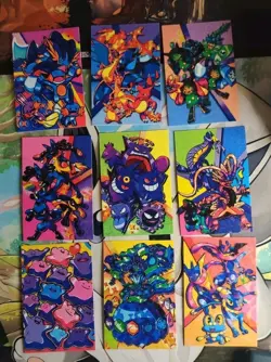 Pokemon Database Team Rocket Cracked Ice Peru Cards ×9 Evolution Lines - Image 1
