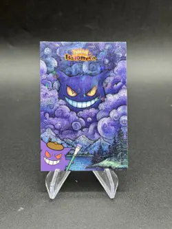 Gengar Van Gogh Cracked Ice Pokemon Halloween Database Card 23 Peru Us Seller - Image 1
