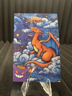 Charizard Van Gogh - Cracked Ice Holo - Halloween Card Database 2025 - Pokemon - Image 1
