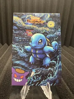 Squirtle Van Gogh - Cracked Ice Holo - Halloween Card Database 2025 - Pokemon - Image 1
