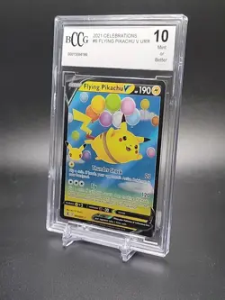 Flying Pikachu V 006/025 Celebrations BCCG Graded 10 Pokemon Trading Card Game - Image 2