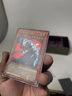 Yu-Gi-Oh Vampire Lord DCR-000 Dark Crisis Unlimited TCG Secret Rare Card - Image 2