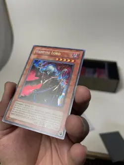 Yu-Gi-Oh Vampire Lord DCR-000 Dark Crisis Unlimited TCG Secret Rare Card - Image 3