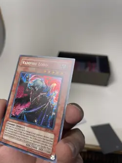 Yu-Gi-Oh Vampire Lord DCR-000 Dark Crisis Unlimited TCG Secret Rare Card - Image 5