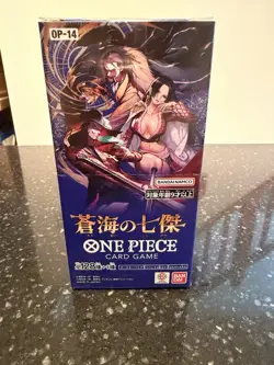 One Piece Card Game OP-14 Booster Box The Azure Sea’s Japanese US SELLER - Image 1