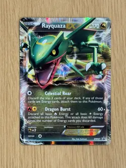 Pokemon Rayquaza EX Holo Black Star Promo Card BW47 2012 - Image 1