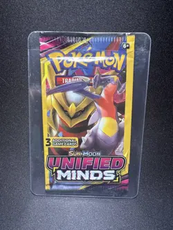 POKEMON Sun & Moon UNIFIED MINDS 3 Card Mini Booster Packs Complete Pack Art Set - Image 3