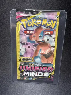POKEMON Sun & Moon UNIFIED MINDS 3 Card Mini Booster Packs Complete Pack Art Set - Image 5