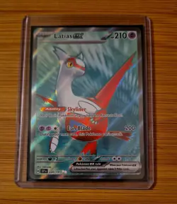 Latias EX 220/191 Surging Sparks Pokemon Full Art Ultra Rare Holo Card Near Mint - Image 1