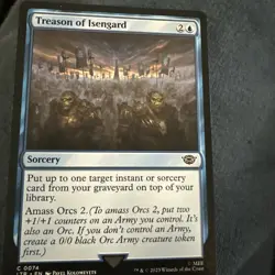 Treason of Isengard Foil (074) The Lord of the Rings: Tales of Middle-earth MTG - Image 1