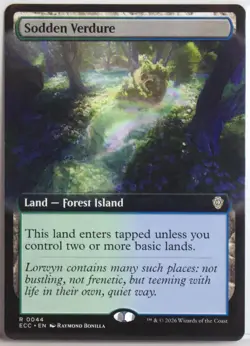 Sodden Verdure [New, Near Mint] Extended Art {Lorwyn Eclipsed} - Image 1
