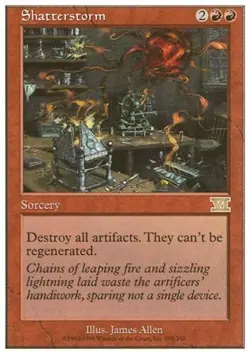1 SHATTERSTORM ~mtg NM/NM- 6th Edition Rare x1 - Image 1