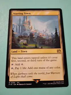 Magic: The Gathering Starting Town, Rare Land, 289, Chukov - Image 1