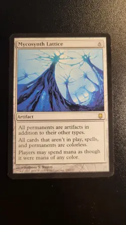 🔮Mycosynth Lattice - Darksteel - Front NM- / Back EX+ - Rare - MTG - Image 1