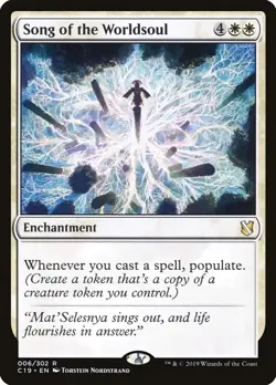 MTG Commander 2019 C19 Song of the Worldsoul MINT Magic the Gathering Populate - Image 1
