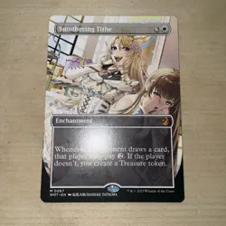 MTG Magic the Gathering Smothering Tithe Anime Borderless Non-Foil - Image 1