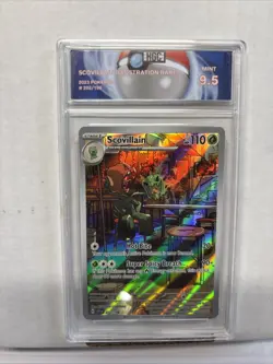 2023 Pokemon Scovillian Illustration Rare #202 HGC 9.5 (sb6) - Image 1