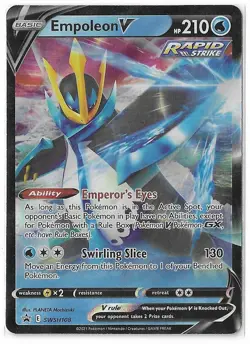 Empoleon V - SWSH108 - Pokemon Sword & Shield Promo Ultra Rare Holo Card NM - Image 1