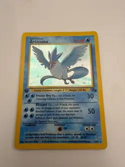 1999 Pokemon TCG 1st First Edition Fossil ARTICUNO Rare 17/62 Vintage Ungraded - Image 2