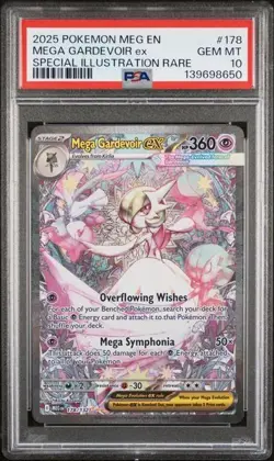 PSA 10 Mega Gardevoir ex - 178/132 - Mega Evolution - Pokemon - Read Description - Image 1