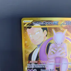 Pokemon TCG Team Rocket's Mewtwo Ex 240/182 Hyper Rare Destined Rivals NM - Image 4