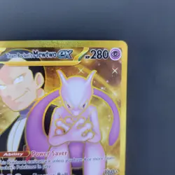 Pokemon TCG Team Rocket's Mewtwo Ex 240/182 Hyper Rare Destined Rivals NM - Image 5