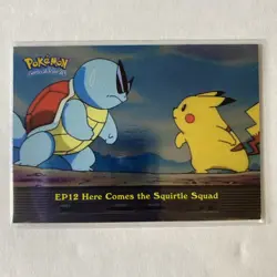 Pokemon Tv Animation Series 2 EP12 Here Comes the Squirtle Squad Holo NM/LP - Image 1