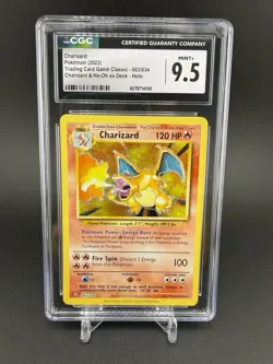 2023 POKEMON CLC-CLASSIC, CHARIZARD & HO-OH EX DECK #003 CHARIZARD, CGC 9.5 - Image 1