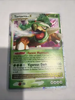 Pokemon Torterra LV.X 122/130 Holo Diamond & Pearl 2007 - Image 1