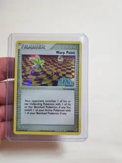 Warp Point 84/100 Pokemon TCG EX Crystal Guardians Reverse Holo Stamped - LP - Image 1