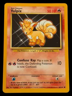 Vulpix - Base Set 68/102 1999-2000 - WOTC - Pokemon TCG - Image 1