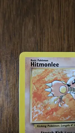 Hitmonlee - 22/62 - Unlmited Non Holo Rare - WoTC Fossil - Pokemon TCG - LP - Image 3