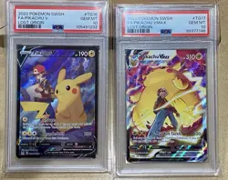 Pokemon (2x) PSA 10 Pikachu TG17 TG16 Sequential Lost Origin 🔥 - Image 1