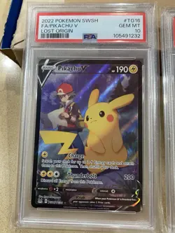 Pokemon (2x) PSA 10 Pikachu TG17 TG16 Sequential Lost Origin 🔥 - Image 4