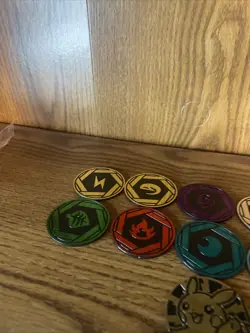 Official Pokemon 151 Mini-Tin Jumbo Energy Coins Complete Set + Pikachu Jumbo - Image 2