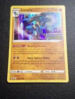 Lucario - SWSH186 - Pokemon Sword & Shield Promo Holo Rare Near Mint - Image 1