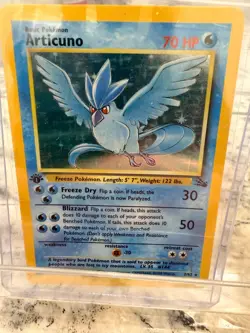 1999 Pokemon TCG 1st First Edition Fossil ARTICUNO Rare 17/62 Vintage Ungraded - Image 5