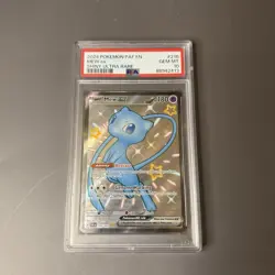 2024 POKEMON PAF EN-PALDEAN FATES SHINY ULTRA RARE #216 MEW EX PSA 10 - Image 4