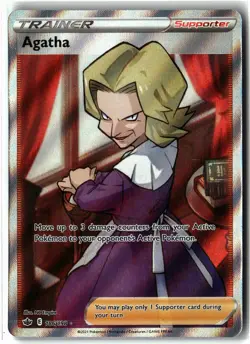 Agatha ⭐ 186/198 Holo Rare Ultra Chilling Reign 2021 Pokemon NM - Image 1