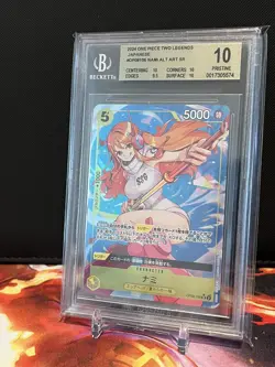 BGS 10 Nami OP08-106 SR OP08 Alt Art Two Legends One Piece Japanese 2024 - Image 3