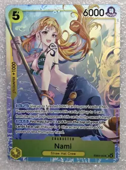One Piece EB-03 Nami EB03-053 - SR English Heroines Edition NM Pack Fresh! - Image 1