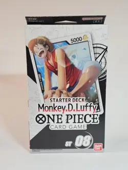 One Piece Monkey.D.Luffy Starter Deck ST08 English Factory Sealed BANDAI - Image 1