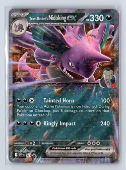 Team Rocket's Nidoking ex Promo SV: Scarlet & Violet Promo Cards 217 NM - Image 1