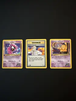 Sabrina's Drowzee 1st Edition Gym Heroes Sabrina’s Gastly Pokemon Card Blaine’s - Image 1