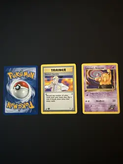 Sabrina's Drowzee 1st Edition Gym Heroes Sabrina’s Gastly Pokemon Card Blaine’s - Image 2