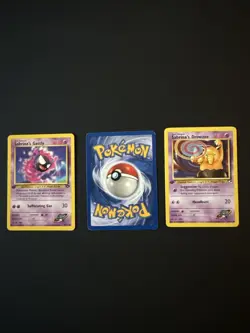 Sabrina's Drowzee 1st Edition Gym Heroes Sabrina’s Gastly Pokemon Card Blaine’s - Image 3