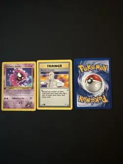 Sabrina's Drowzee 1st Edition Gym Heroes Sabrina’s Gastly Pokemon Card Blaine’s - Image 4