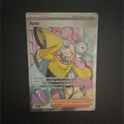 Pokemon TCG Iono 254/193 Sv02: Paldea Evolved Ultra Rare Holo Card - Image 1