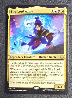 Fire Lord Azula Avatar: The Last Airbender Regular MTG Magic NM Card - Image 1