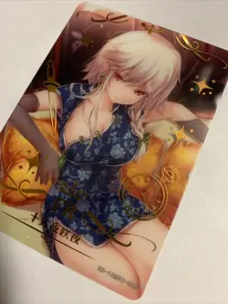 Sakuya Izayoi Touhou FR 68 Foil Holo Goddess 10M02 Anime Waifu Card Girl Doujin - Image 3